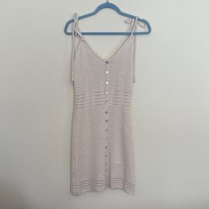 Olive & Oak Cream Knit dress